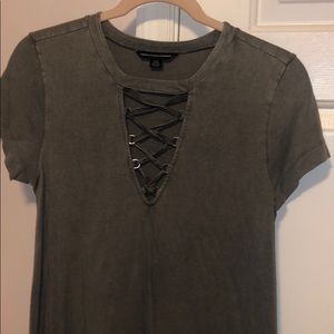 american eagle army green cross cross dress